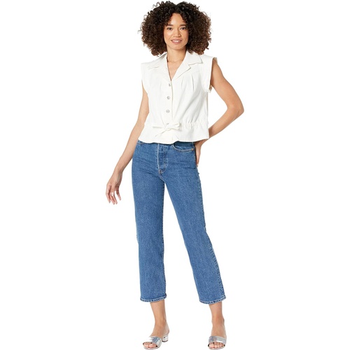  7 For All Mankind Sleeveless Belted Shirt