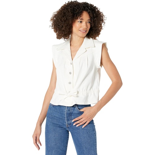  7 For All Mankind Sleeveless Belted Shirt