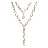 8 Other Reasons Chuncky Chain Lariat Necklace