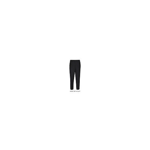  VISCOSE PLEATED SLIM-FIT TROUSERS