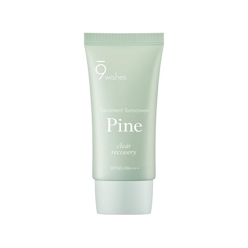  [9wishes] Pine Treatment Sunscreen 1.7 Fl. Oz, e50ml, SPF50+ PA++++