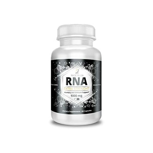  Actif RNA Extra Strength 1000 Mg, RNA Supplement with Memory and Immune Support, 60 Capsules