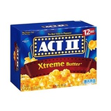 Act Ii Xtreme Butter Microwave Popcorn - 12 Bag Box 33.01 Oz