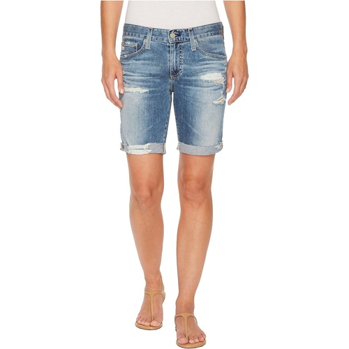  AG Adriano Goldschmied Nikki Shorts in 16 Years Indigo Deluge Destructed