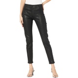 AG Adriano Goldschmied Farrah High-Rise Skinny Ankle in Luminous Super Black