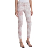 AG Adriano Goldschmied Leggings Ankle in Abstract Tie-Dye Rocky Mauve