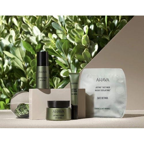  AHAVA Safe pRetinol Fine Line Reduction Anti Aging & Smooting Eye Cream With Dead Sea Minerals, Vegal 15 ml, 0.5 fl. oz.