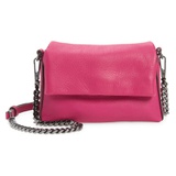 Aimee Kestenberg Nordy Leather Mini Crossbody Bag_FUCHSIA W GUNMETAL