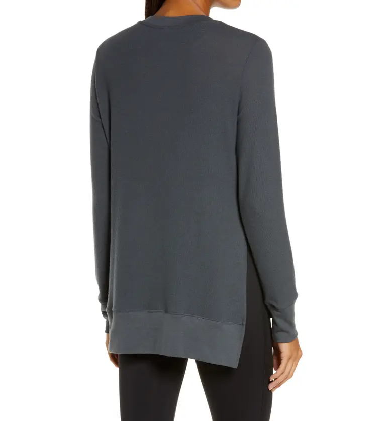  Alo Glimpse Long Sleeve Top_ANTHRACITE