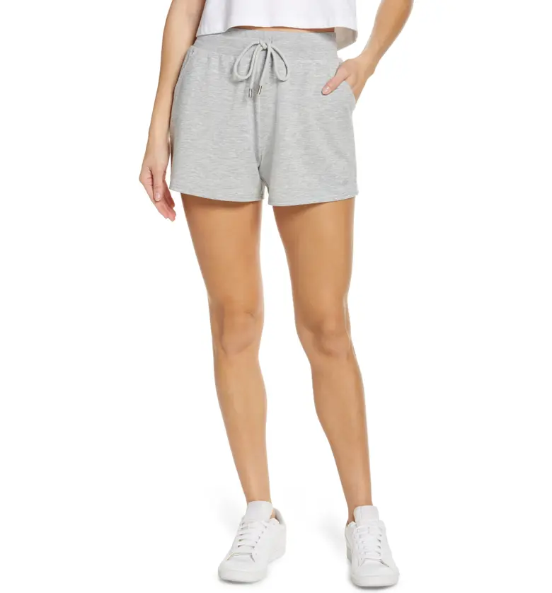 Alo Dreamy French Terry Shorts_DOVE GREY HEATHER