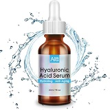 ANAIRUI Hyaluronic Acid Serum, 100% Pure Low Molecule Hyaluronic Acid with Aleo Vera and Antioxidants, Face Plumping Lifting Deep Hydrating Serum, Anti Dryness and Wrinkles, Fine L