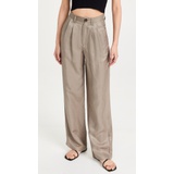 ANINE BING Carrie Khaki Pants