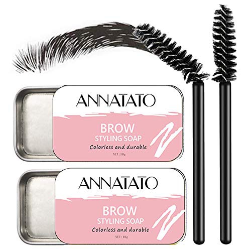  ANNATATO Eyebrow Soap Kit, Brows Styling Soap,4D Brows Gel Long Lasting Eyebrow Setting Gel Waterproof Eyebrow Tint Makeup Balm Pomade Cosmetics