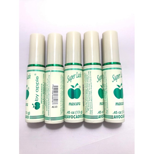  APPLE COSMETIC APPLE MASCARA SUPER LASH - AVOCADO (BLACK) (5 PCS)