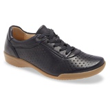 ara Alexis Lace-Up Flat_NAVY LEATHER