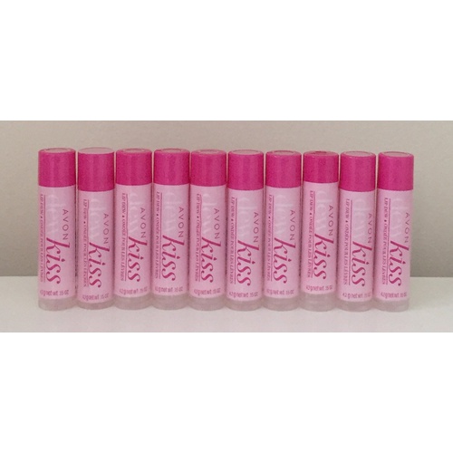  Avon Dew Kiss Lip Dew Lip Balm Lof of 10 New Packing