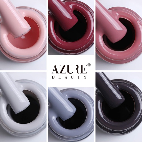  AZUREBEAUTY Gel Nail Polish Set - Nude Grays 10ML 6 Colors Classic Gel Polish Popular Nail Art Colors Soak Off U V LED Nail Polish Gel Art Design DIY Salon