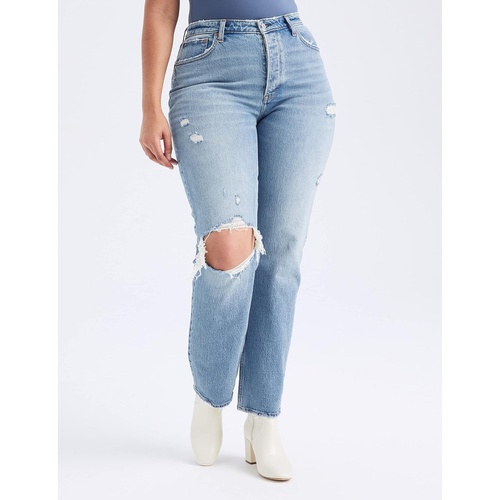  Abercrombie & Fitch Curve Love High Rise Dad Jeans