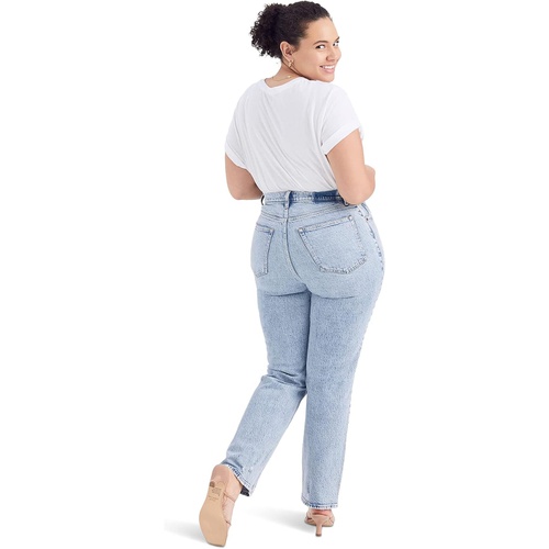  Abercrombie & Fitch Curve Love 90s Ultra High-Rise Straight Jeans