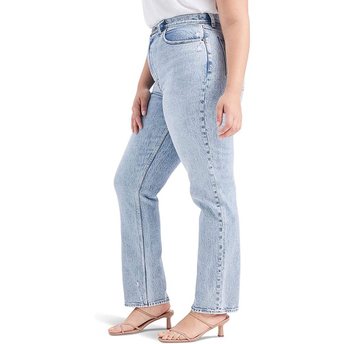  Abercrombie & Fitch Curve Love 90s Ultra High-Rise Straight Jeans