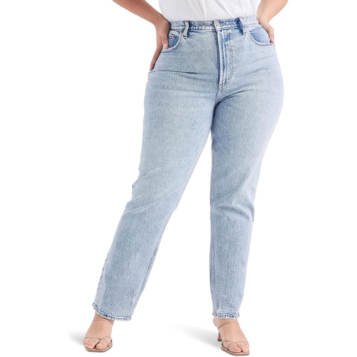  Abercrombie & Fitch Curve Love 90s Ultra High-Rise Straight Jeans