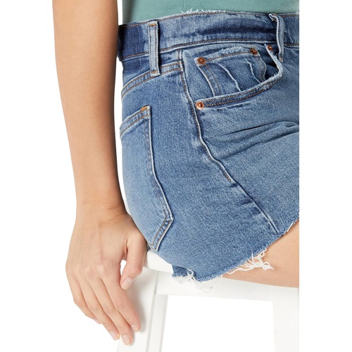  Abercrombie & Fitch Curve Love Mid-Rise Mom Shorts