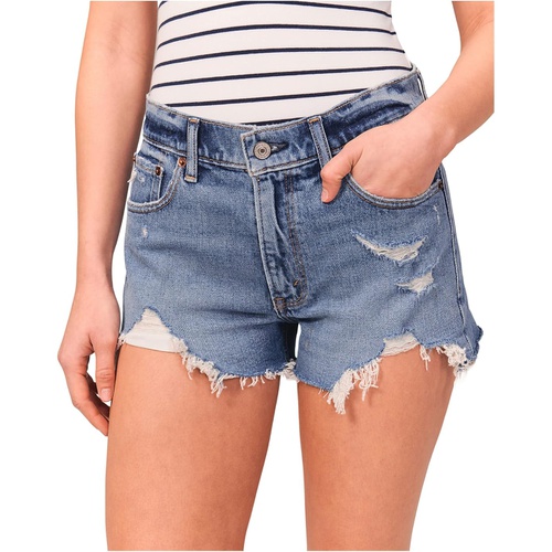  Abercrombie & Fitch Mid-Rise Mom Shorts