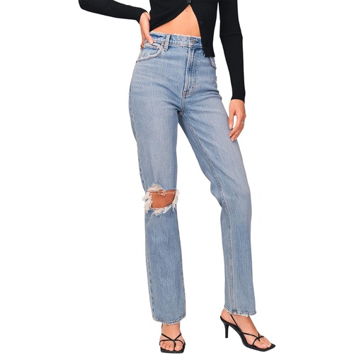  Abercrombie & Fitch 90s Ultra High-Rise Straight Jeans