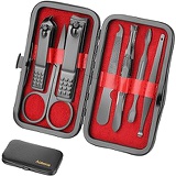 Aceoce Manicure Set Personal care - Nail Clipper Kit Luxury Manicure 8 In 1 Professional Pedicure Set Grooming kit Gift for Men Husband Boyfriend Lover Parents Women Elder Patient Nail Ca