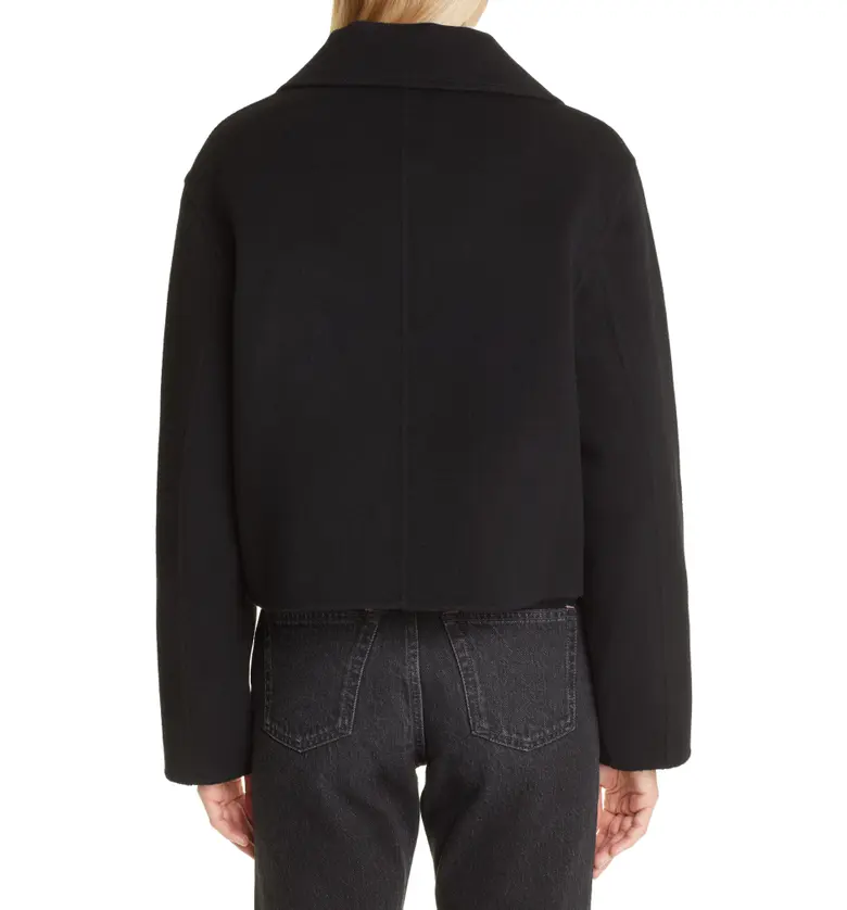 아크네 스튜디오 Acne Studios Otavia Double Face Wool Crop Jacket_BLACK