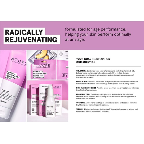  ACURE Radically Rejuvenating Serum Stick | 100% Vegan | Provides Anti-Aging Support | Marula, Rose Oil & Avocado Oil - Hydrates & Rejuvenates | 1 Oz