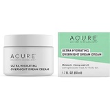 ACURE Ultra Hydrating Overnight Dream Cream | 100% Vegan | Intense Moisture For Super Thirsty Skin| Melatonin & Hemp Seed Oil | 1.7 Fl Ounce
