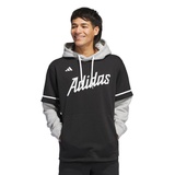 Adidas Mens Branded Dugout Hooded T Shirt
