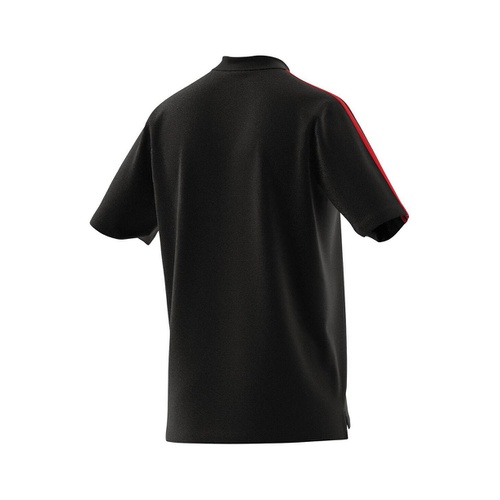 아디다스 Adidas Mens Black Manchester United DNA Polo