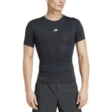 Adidas Mens Fitted Crewneck Tech Fit Compression T Shirt