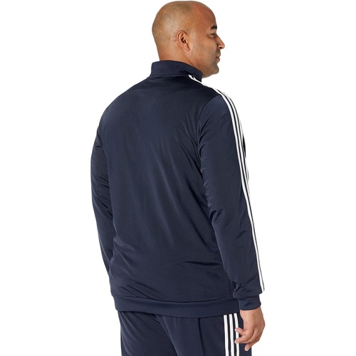 아디다스 Adidas Big & Tall Essentials 3-Stripe Tricot Track Jacket