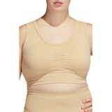 adidas Studio Primegreen Sports Bra_HAZY BEIGE