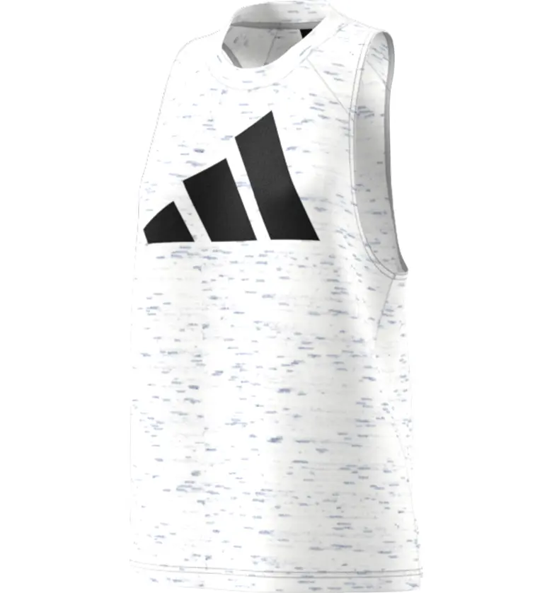 adidas Win 2.0 Logo Tank_WHITE MELANGE