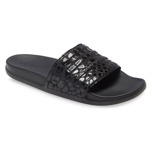 아디다스 adidas Adilette Comfort Slide Sandal_BLACK/ BLACK/ BLACK