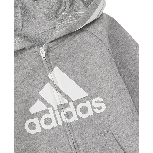 아디다스 Baby Boys or Baby Girls Logo Full Zip Hooded Coverall