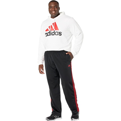 아디다스 Mens adidas Essentials 3-Stripes Tricot Open Hem Pants