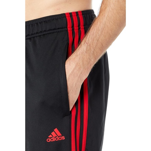 아디다스 Mens adidas Essentials 3-Stripes Tricot Open Hem Pants