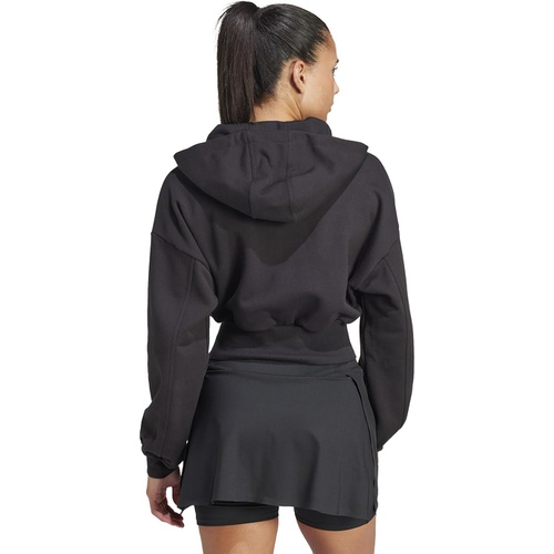 아디다스 Womens adidas by Stella McCartney Cropped Zipped Hoodie IN3637