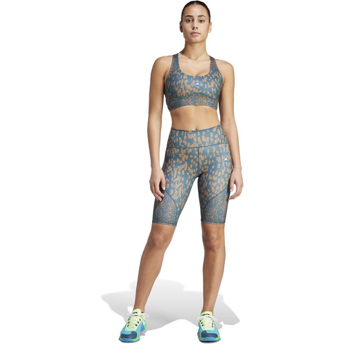 아디다스 Womens adidas by Stella McCartney TruePurpose Optime Training Bike Leggings Printed IQ4520