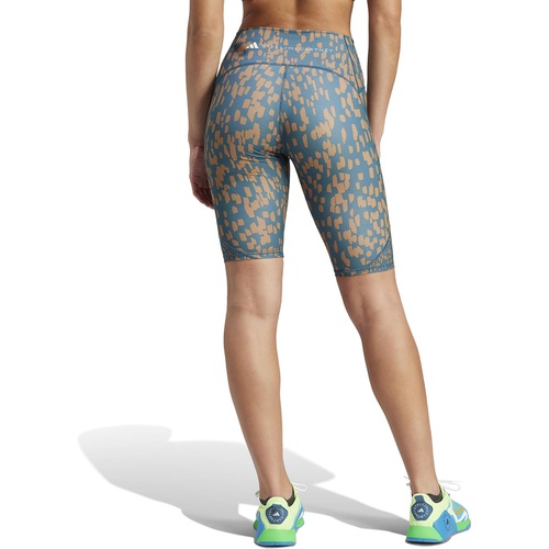 아디다스 Womens adidas by Stella McCartney TruePurpose Optime Training Bike Leggings Printed IQ4520