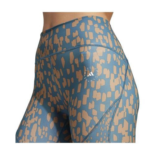 아디다스 Womens adidas by Stella McCartney TruePurpose Optime Training Bike Leggings Printed IQ4520