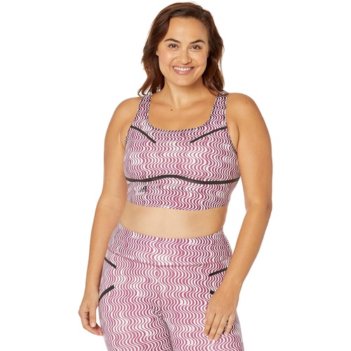 아디다스 Womens adidas by Stella McCartney Plus Size Training Croptop Printed HI5366