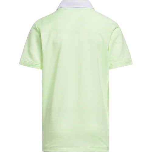 아디다스 adidas Golf Kids Striped Polo Shirt (Little Kids/Big Kids)