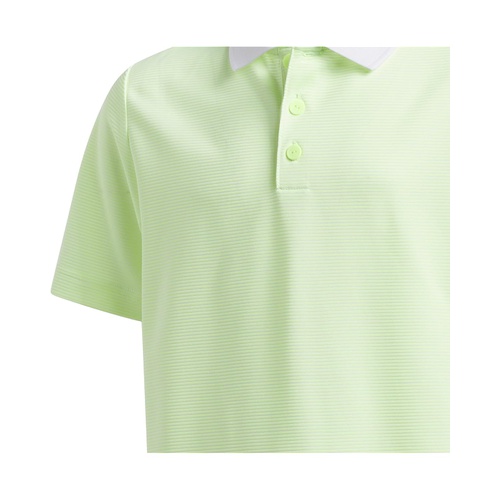아디다스 adidas Golf Kids Striped Polo Shirt (Little Kids/Big Kids)
