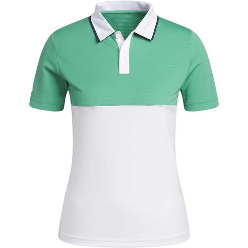 아디다스 adidas Golf Kids Color-Block HeatRDY Polo Shirt (Little Kids/Big Kids)